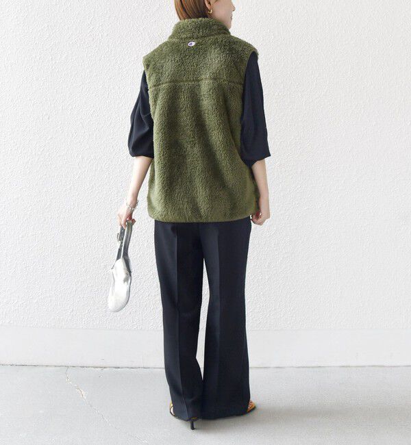 SHIPS for women「【一部WEB限定 / SHIPS別注】Champion:〈洗濯機可能〉フリース ベスト」|ベスト・ジレ|