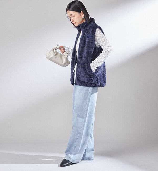 SHIPS for women「【一部WEB限定 / SHIPS別注】Champion:〈洗濯機可能〉フリース ベスト」|ベスト・ジレ|