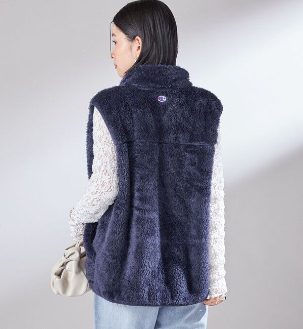 SHIPS for women「【一部WEB限定 / SHIPS別注】Champion:〈洗濯機可能〉フリース ベスト」|ベスト・ジレ|