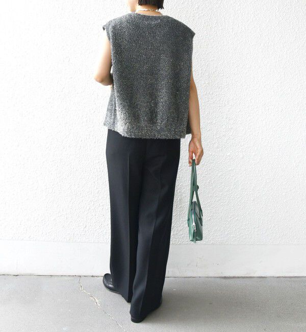 SHIPS for women「〈手洗い可能〉ラメ ニット ベスト」|ベスト・ジレ|