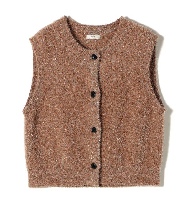 SHIPS for women「〈手洗い可能〉ラメ ニット ベスト」|ベスト・ジレ|