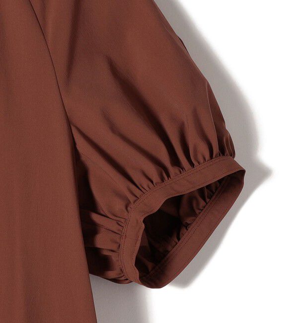 SHIPS for women「〈手洗い可能〉RENU ソフト タイプライター ギャザー ワンピース」|ワンピース|