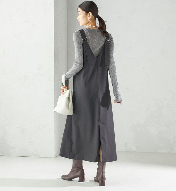 SHIPS for women「〈手洗い可能〉フロント ジップ ジャンパー スカート」|ジャンパースカート|