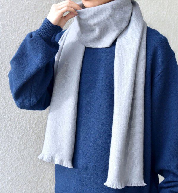SHIPS any「SHIPS any: サープラスヤーン ウール カシミヤ ストール◇」|マフラー|ライトグレー