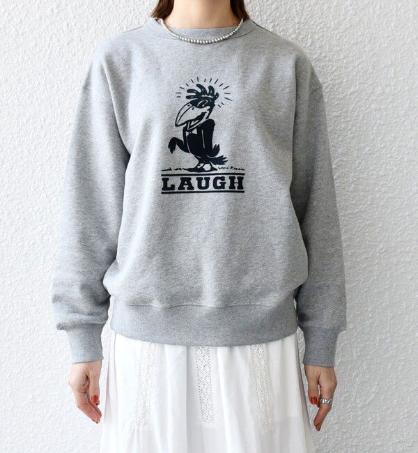 SHIPS any「【SHIPS any別注】THE KNiTS:〈洗濯機可能〉ロゴ プリント スウェット 26SS」|スウェット・ジャージ|