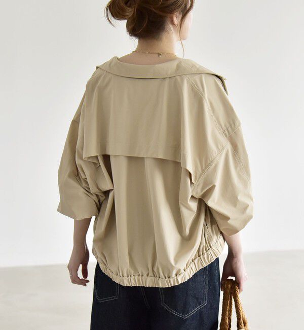 quaranciel「《予約》quaranciel:〈接触冷感/UVカット/撥水〉マルチファンクション ライト ブルゾン」|ブルゾン・スタジャン|