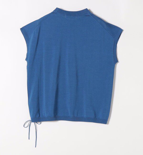 quaranciel「《予約》quaranciel:〈手洗い可能〉ドロスト フレンチスリーブ シアー ニット プルオーバー」|ニット・セーター|