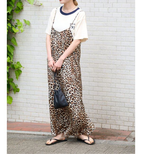 OUTDOOR PRODUCTS Usual Things「≪予約≫レオパードキャミワンピース」|ワンピース|