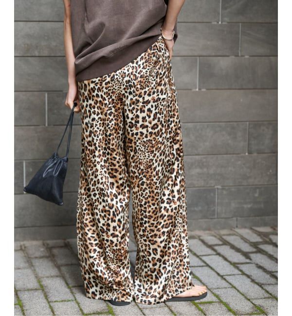 OUTDOOR PRODUCTS Usual Things「≪予約≫レオパードパンツ」|スラックス|