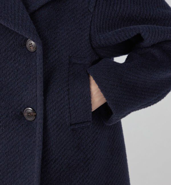 TOMORROWLAND collection「モヘヤダイヤゴナル ピーコート」|ピーコート|