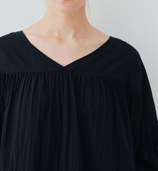 GALERIE VIE「インドコットン ギャザーワンピース」|ワンピース|