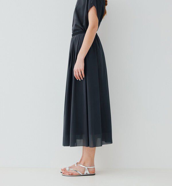 GALERIE VIE「ライトシルクストレッチ イージータックスカート」|スカート|