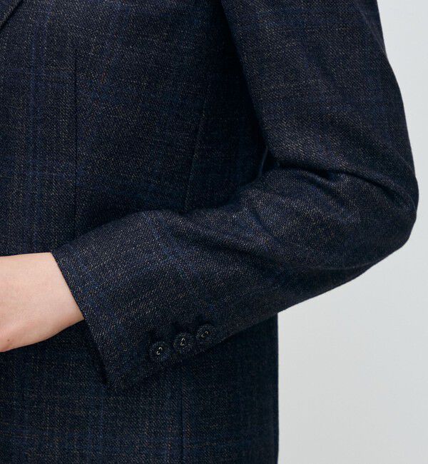 TOMORROWLAND collection「SILK AIR PANE シングル2Bジャケット」|テーラードジャケット|