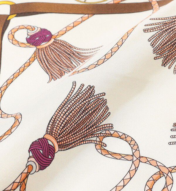 TOMORROWLAND GOODS「Atelier TOMORROWLAND TASSEL シルクスカーフ」|バンダナ・スカーフ|