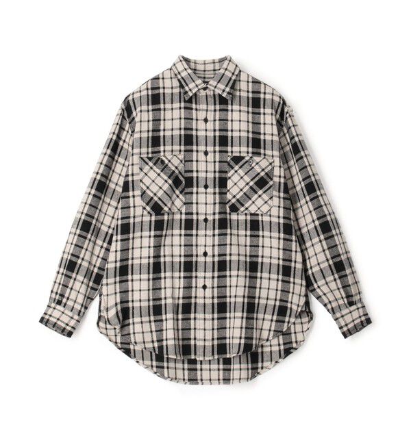 TOMORROWLAND MENS「コットンビエラチェック ダブルポケット ロングスリーブシャツ」|シャツ・ブラウス|16 ホワイト系
