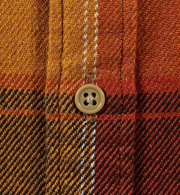 TOMORROWLAND MENS「コットンビエラチェック ダブルポケット ロングスリーブシャツ」|シャツ・ブラウス|