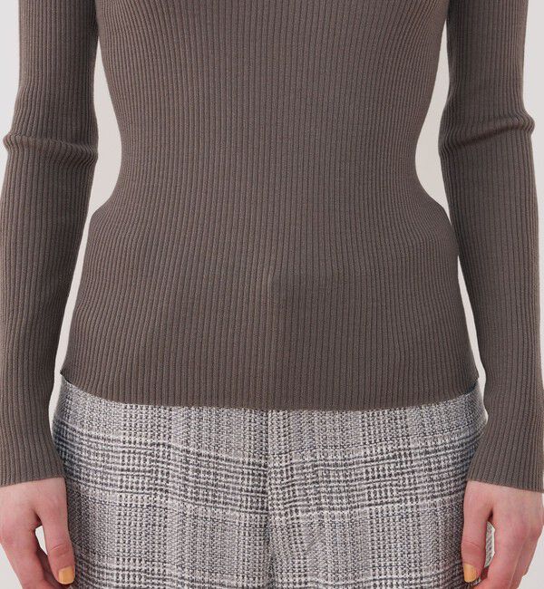 GALERIE VIE「プルミエールウールリブ タートルネックプルオーバー」|ニット・セーター|