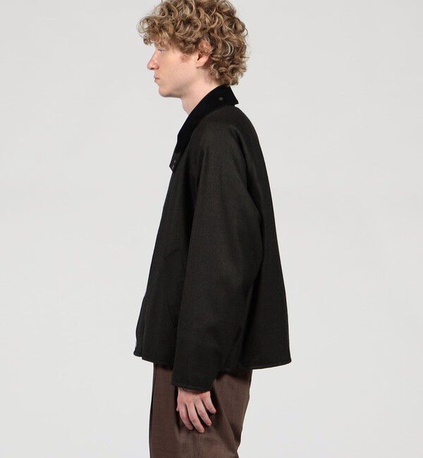 TOMORROWLAND MENS「【別注】Barbour TRASPORT ウールブルゾン DORMEIUL」|ブルゾン・スタジャン|