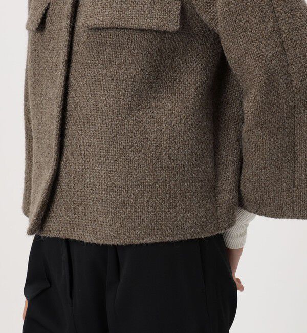 TOMORROWLAND collection「ロービングオックス  Aラインジャケット」|ノーカラージャケット|