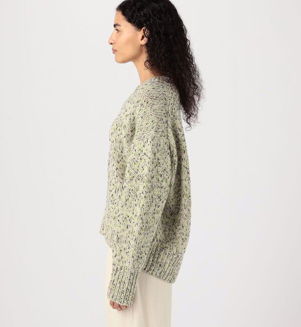 GALERIE VIE「セサミメランジ Vネックプルオーバー」|ニット・セーター|