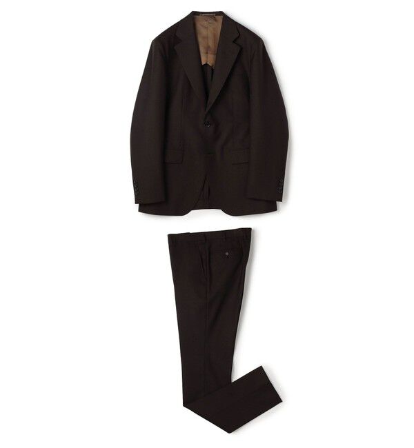 TOMORROWLAND MENS「ウール シングルブレステッド 2Bスーツ BRITISH TEX DORMEUIL」|スーツ|49 ダークブラウン