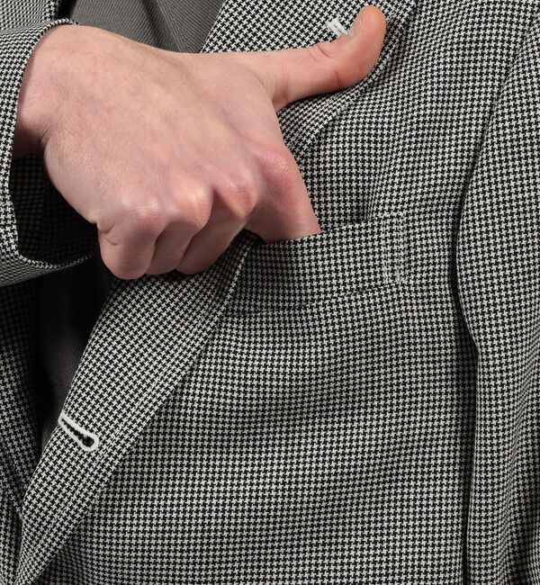 TOMORROWLAND MENS「トロピカルウーステッド シングルブレステッド 3Bジャケット ALFRED BROWN」|テーラードジャケット|