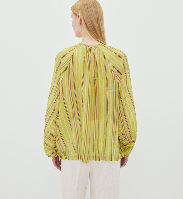 TOMORROWLAND GOODS「Devotion TWINS WIDLE ギャザーブラウス」|シャツ・ブラウス|