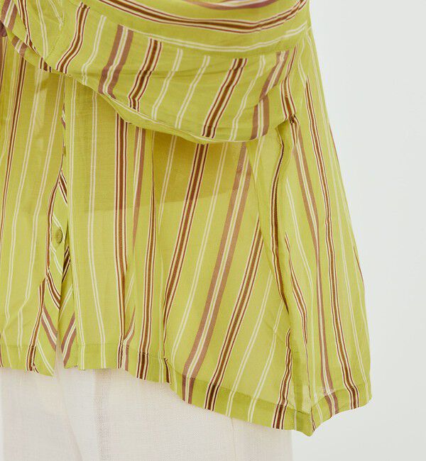 TOMORROWLAND GOODS「Devotion TWINS WIDLE ギャザーブラウス」|シャツ・ブラウス|