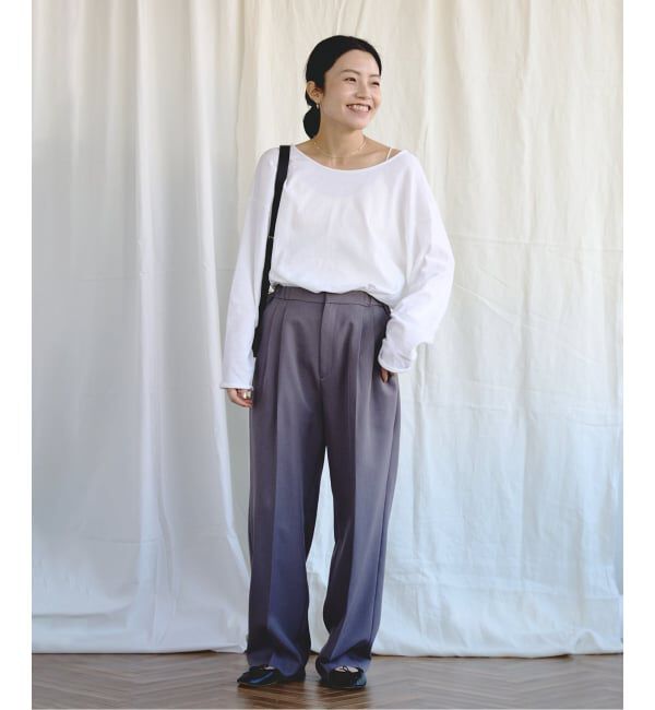 EMILYWEEK「Foggyコットン2WAYプルオーバー」|Tシャツ・カットソー|