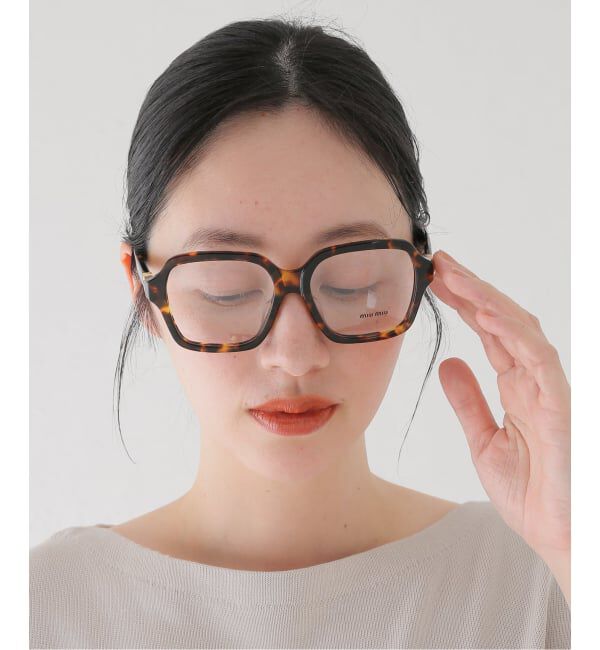 EYETHINK「MIU MIU 03YVF14L1O154 Optical」|メガネ|