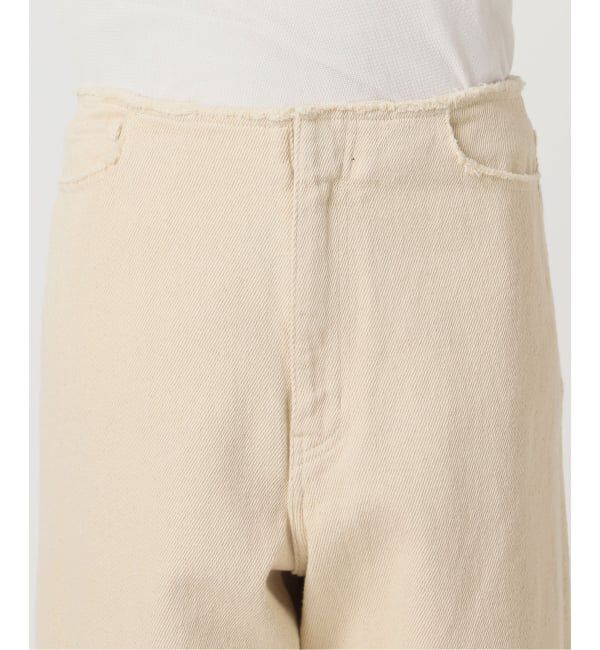 Plage「Ecru cotton パンツ」|デニム|