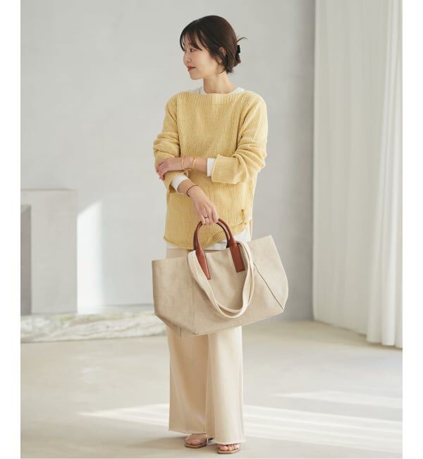 Plage「Ecru cotton パンツ」|デニム|