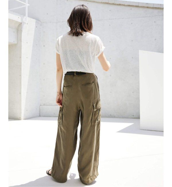 SLOBE IENA「《追加》スラブ5分袖TEE」|Tシャツ・カットソー|