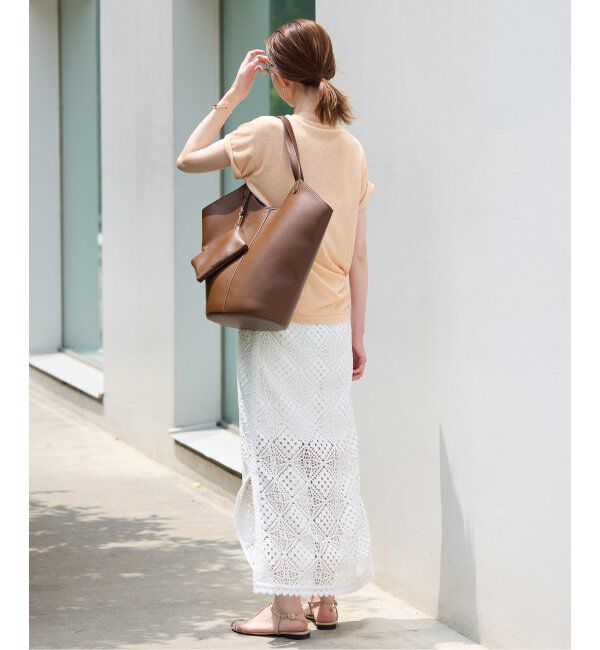 SLOBE IENA「《追加》スラブ5分袖TEE」|Tシャツ・カットソー|