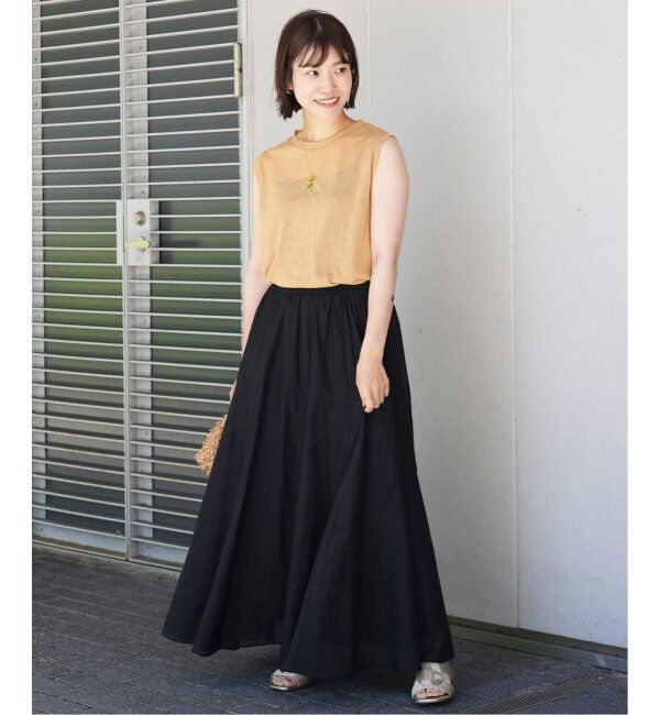 SLOBE IENA「《追加》スラブ天竺ノースリーブTEE」|Tシャツ・カットソー|