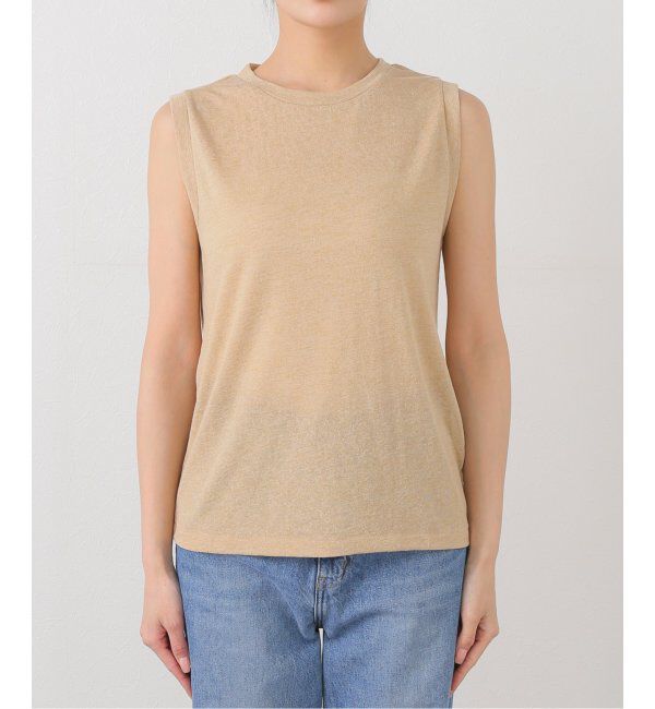 SLOBE IENA「《追加》スラブ天竺ノースリーブTEE」|Tシャツ・カットソー|