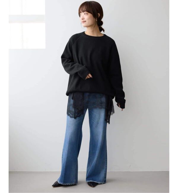 SLOBE IENA「《追加3》スムースオーバーニット」|ニット・セーター|