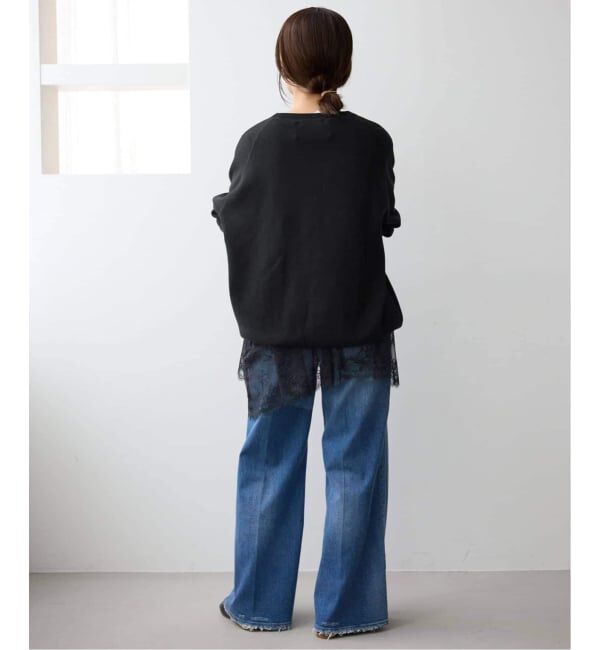 SLOBE IENA「《追加3》スムースオーバーニット」|ニット・セーター|