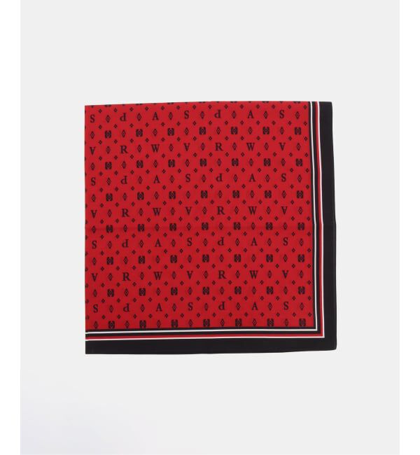 IENA「Raspail/ラスパイユ LOGORrint Scarf スカーフ  RA-20」|バンダナ・スカーフ|レッド
