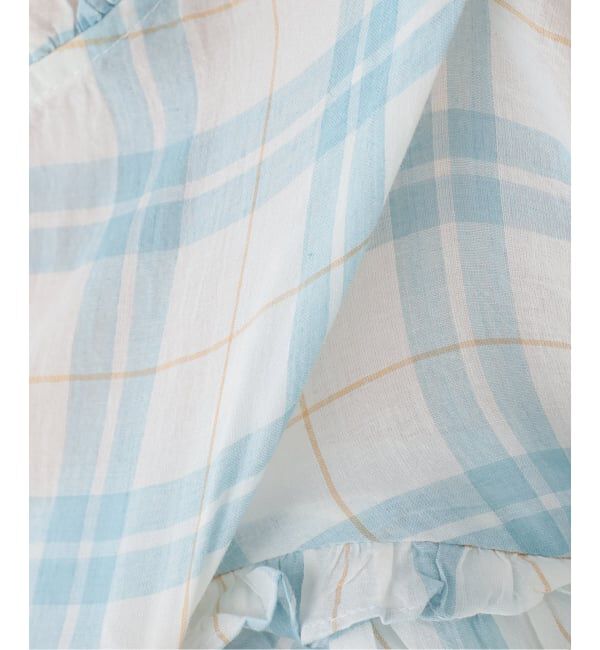 SLOBE IENA「Feeka/フィーカ MALOE チェックブラウス 6CHE0109」|シャツ・ブラウス|