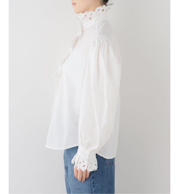 SLOBE IENA「Feeka/フィーカ LOUISON レースブラウス 6CHE0104」|シャツ・ブラウス|