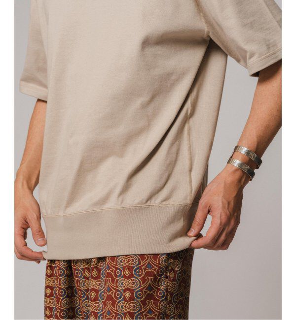 EDIFICE「LOOPWHEELER for LOWERCASE ツリテンジク スウェット型 ワイドTシャツ」|Tシャツ・カットソー|