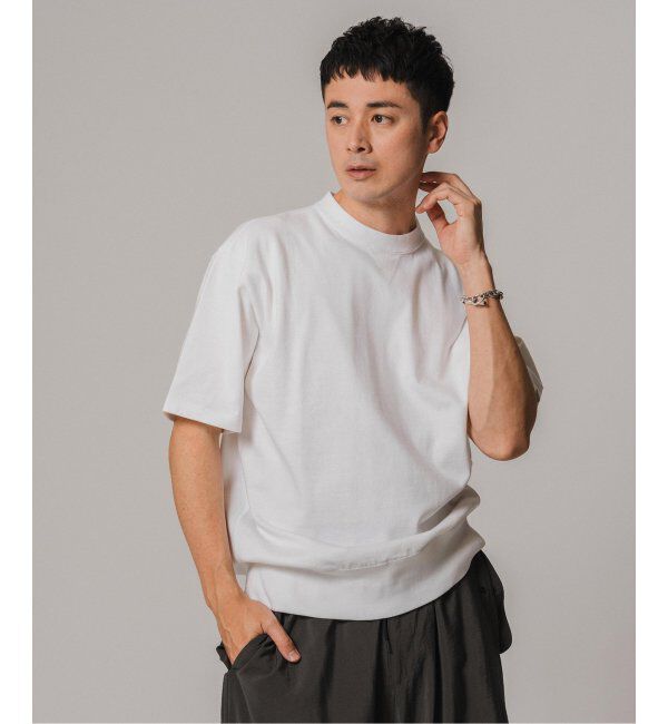 EDIFICE「LOOPWHEELER for LOWERCASE ツリテンジク スウェット型 ワイドTシャツ」|Tシャツ・カットソー|