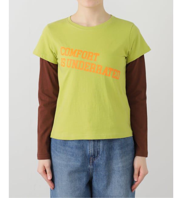 PULP「【Geek Office / ギークオフィス】JUST! / GRAPHIC LAYERED TEE」|Tシャツ・カットソー|