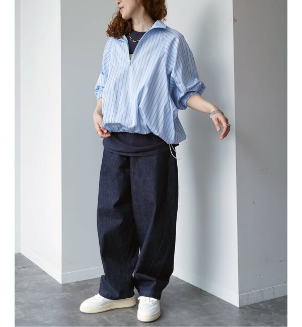 journal standard luxe「ストライプ ハーフジップブルゾン」|その他|