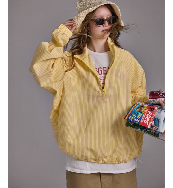 journal standard luxe「ストライプ ハーフジップブルゾン」|その他|