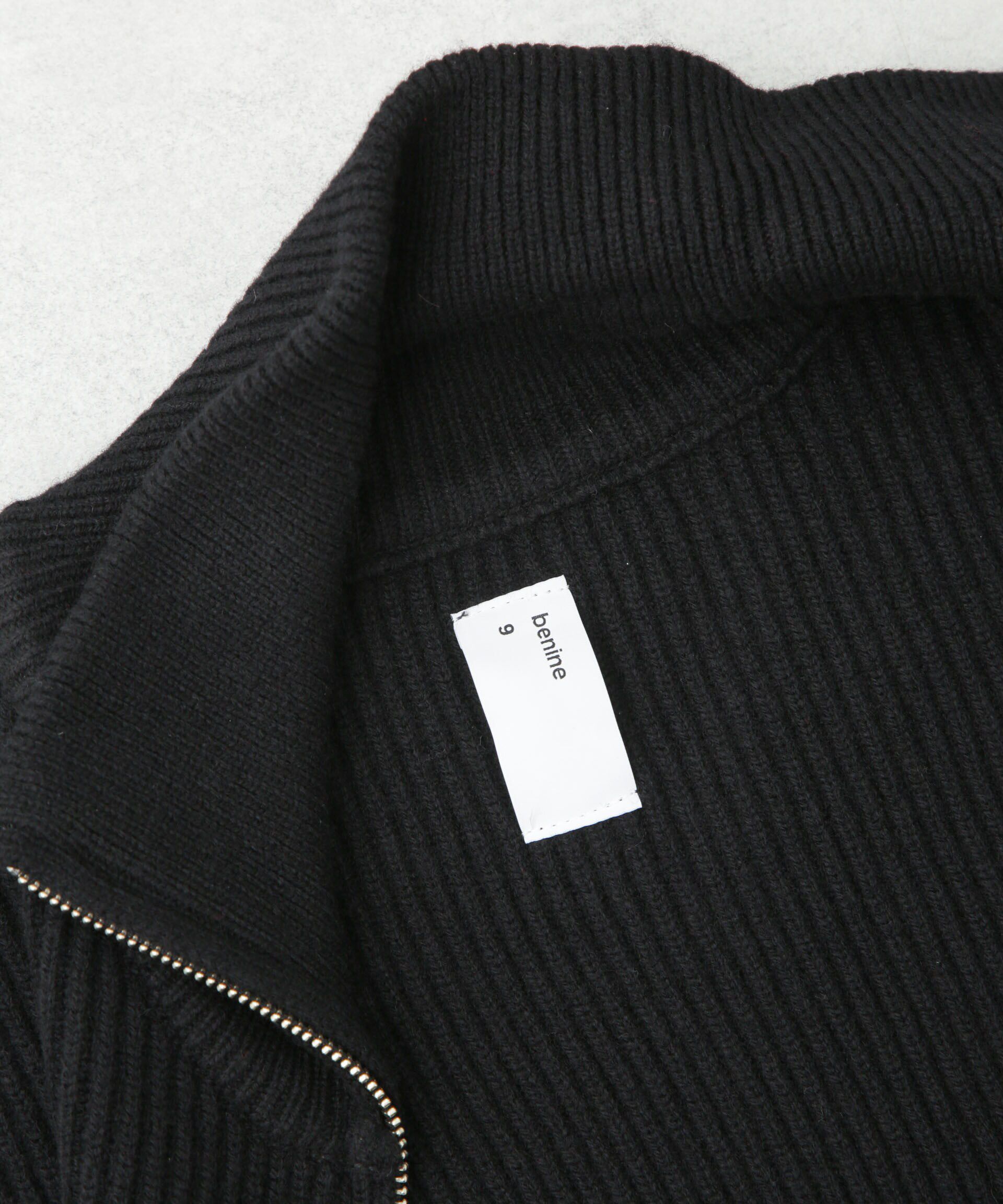 nano･universe「benine 9/エクストラファインメリノ ドライバーズニットベスト」|ニット・セーター|