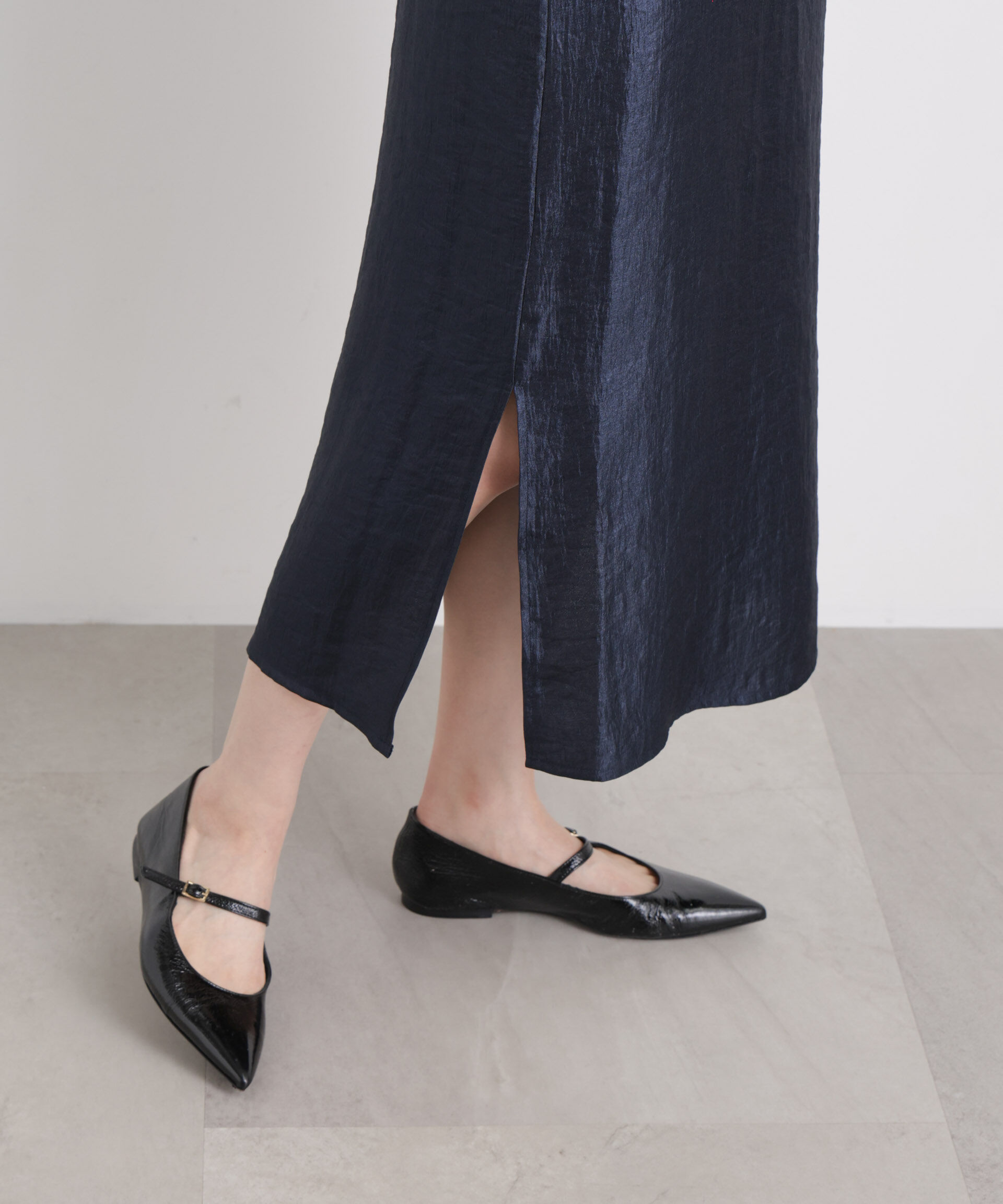 nano･universe「kaene/フロッキーサテン2wayドレス」|ワンピース|