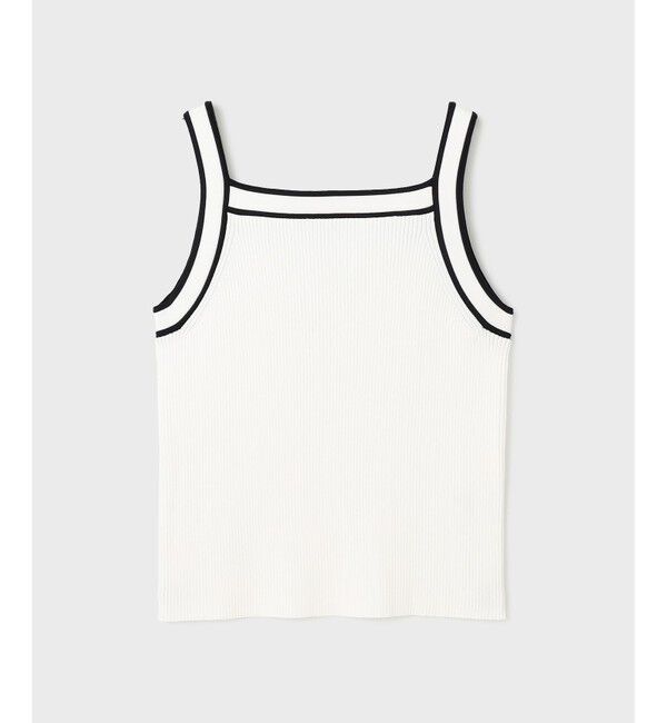 GRACE CONTINENTAL「バイカラーリブニットトップ」|その他|