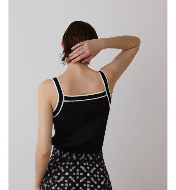 GRACE CONTINENTAL「バイカラーリブニットトップ」|その他|